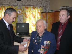 Григорьева Тимофея Григорьевича поздравили с 70- летием Сталинградской битвы
